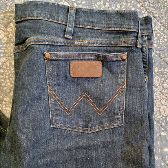 WRANGLER MEN'S PREMIUM PERFORMANCE ADVANCED COMFORT JEANS 46x30 - Picture 10 of 14